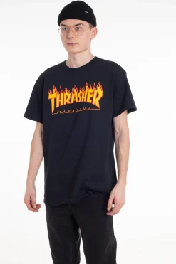 T-shirty-Thrasher Skateboard Mag. Koszulka Thrasher Flame Logo