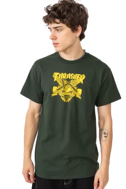 Thrasher Magazine X Antihero|T-shirty-Thrasher Skateboard Mag. Koszulka Thrasher x Antihero Eaglegram