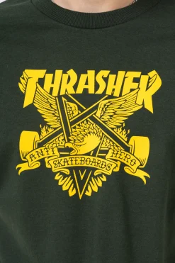 Thrasher Magazine X Antihero|T-shirty-Thrasher Skateboard Mag. Koszulka Thrasher x Antihero Eaglegram