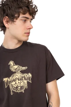 Thrasher Magazine X Antihero|T-shirty-Thrasher Skateboard Mag. Koszulka Thrasher x Antihero Cover The Earth