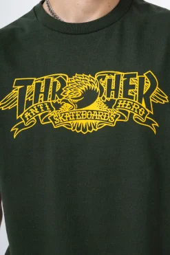 Thrasher Magazine X Antihero|T-shirty-Thrasher Skateboard Mag. Koszulka Thrasher x Antihero Mag Banner