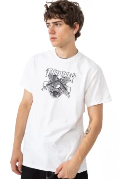 Thrasher Magazine X Antihero|T-shirty-Thrasher Skateboard Mag. Koszulka Thrasher x Antihero Eaglegram