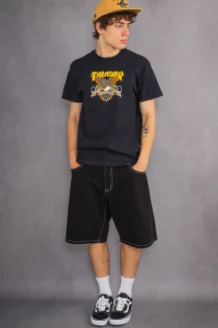 Thrasher Magazine X Antihero|T-shirty-Thrasher Skateboard Mag. Koszulka Thrasher x Antihero Eaglegram
