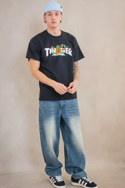 Thrasher X Toy Machine|T-shirty-Thrasher Skateboard Mag. Koszulka Thrasher x Toy Machine Vortex