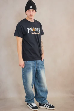 Thrasher X Toy Machine|T-shirty-Thrasher Skateboard Mag. Koszulka Thrasher x Toy Machine Pyramid