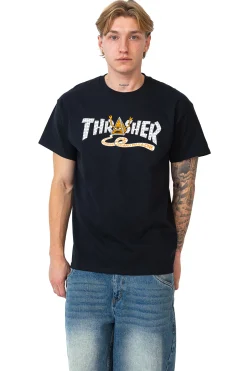 Thrasher X Toy Machine|T-shirty-Thrasher Skateboard Mag. Koszulka Thrasher x Toy Machine Pyramid