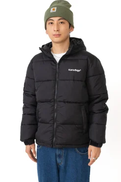 Zimowe-Kamuflage Kurtka Zimowa Puff Mini Logo Hoodie