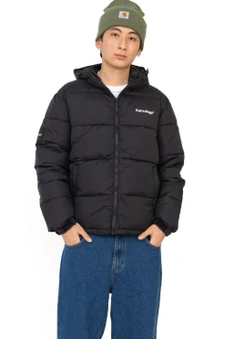 Zimowe-Kamuflage Kurtka Zimowa Puff Mini Logo Hoodie