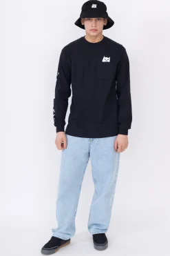 Longsleeve-Ripndip Longsleeve Lord Nermal Pocket