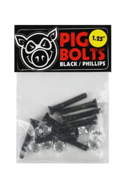 Montażówki Do Deskorolki-Pig Wheels Montażówki Pig Black Philips 1.0"