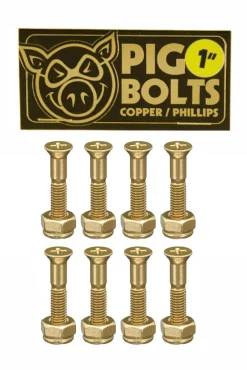 Montażówki Do Deskorolki-Pig Wheels Montażówki Pig Gold Phillips 1"