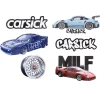 Inne-Carsick Naklejki Stickers Season 1