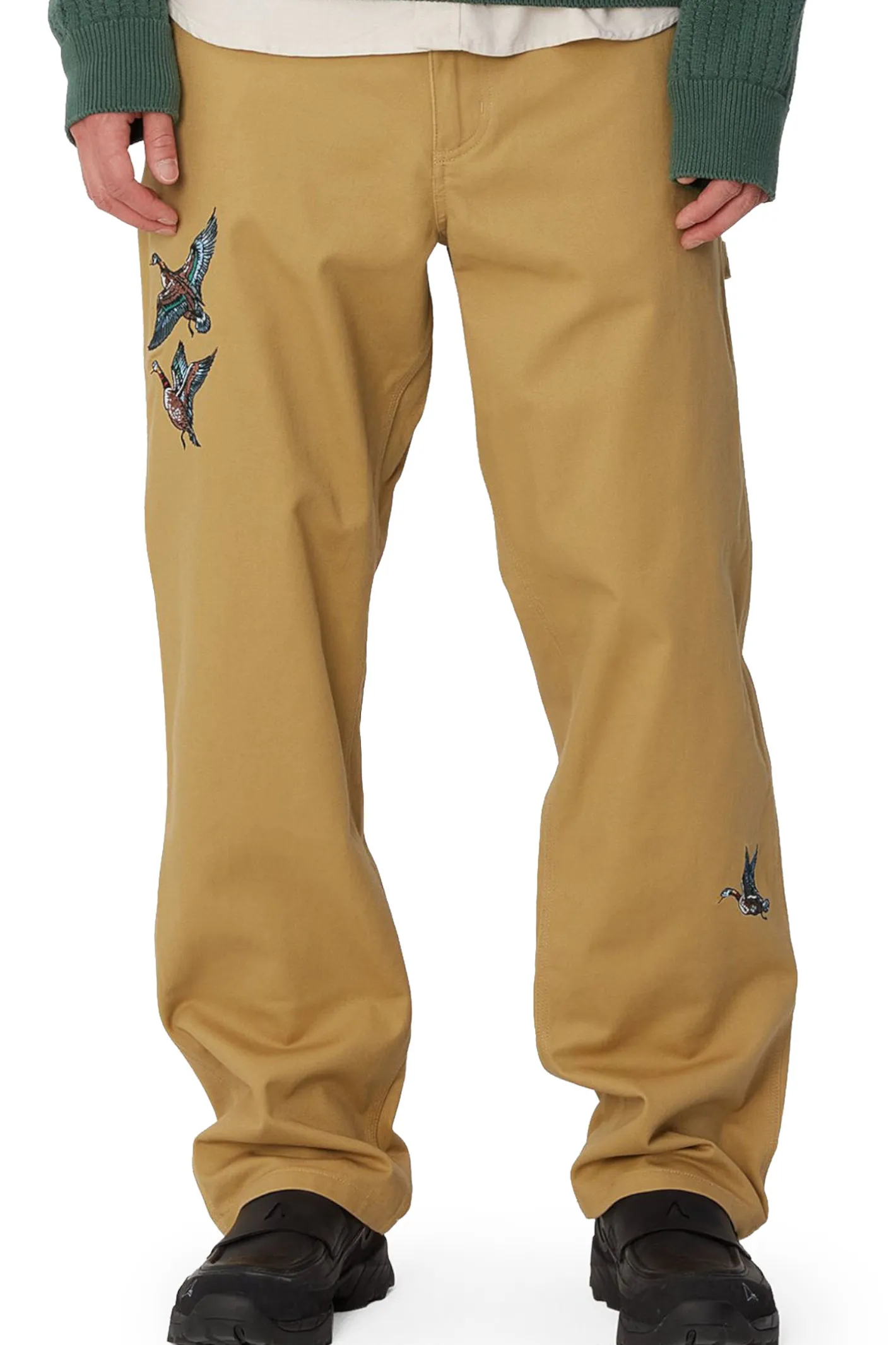 Spodnie Chino / Bojówki|Spodnie Materiałowe-Carhartt WIP Spodnie Ducks Single Knee