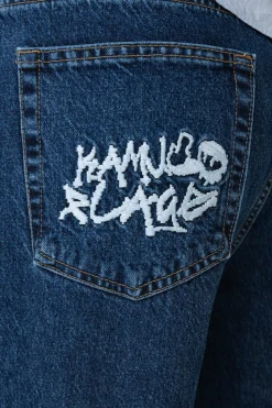 Spodnie Baggy|Jeansy-Kamuflage Spodnie Biggie Blurry