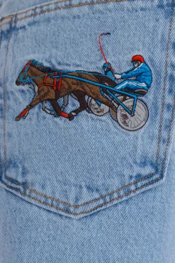 Spodnie Baggy|Jeansy-Kamuflage Spodnie Riders Club