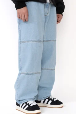 Spodnie Baggy|Jeansy-Kamuflage Spodnie Way Too Big Double Knee