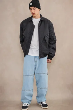 Spodnie Baggy|Jeansy-Kamuflage Spodnie Way Too Big Double Knee