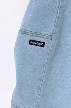 Spodnie Baggy|Jeansy-Kamuflage Spodnie Way Too Big Double Knee