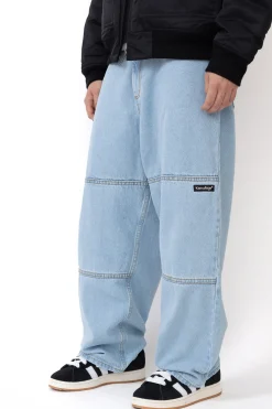 Spodnie Baggy|Jeansy-Kamuflage Spodnie Way Too Big Double Knee