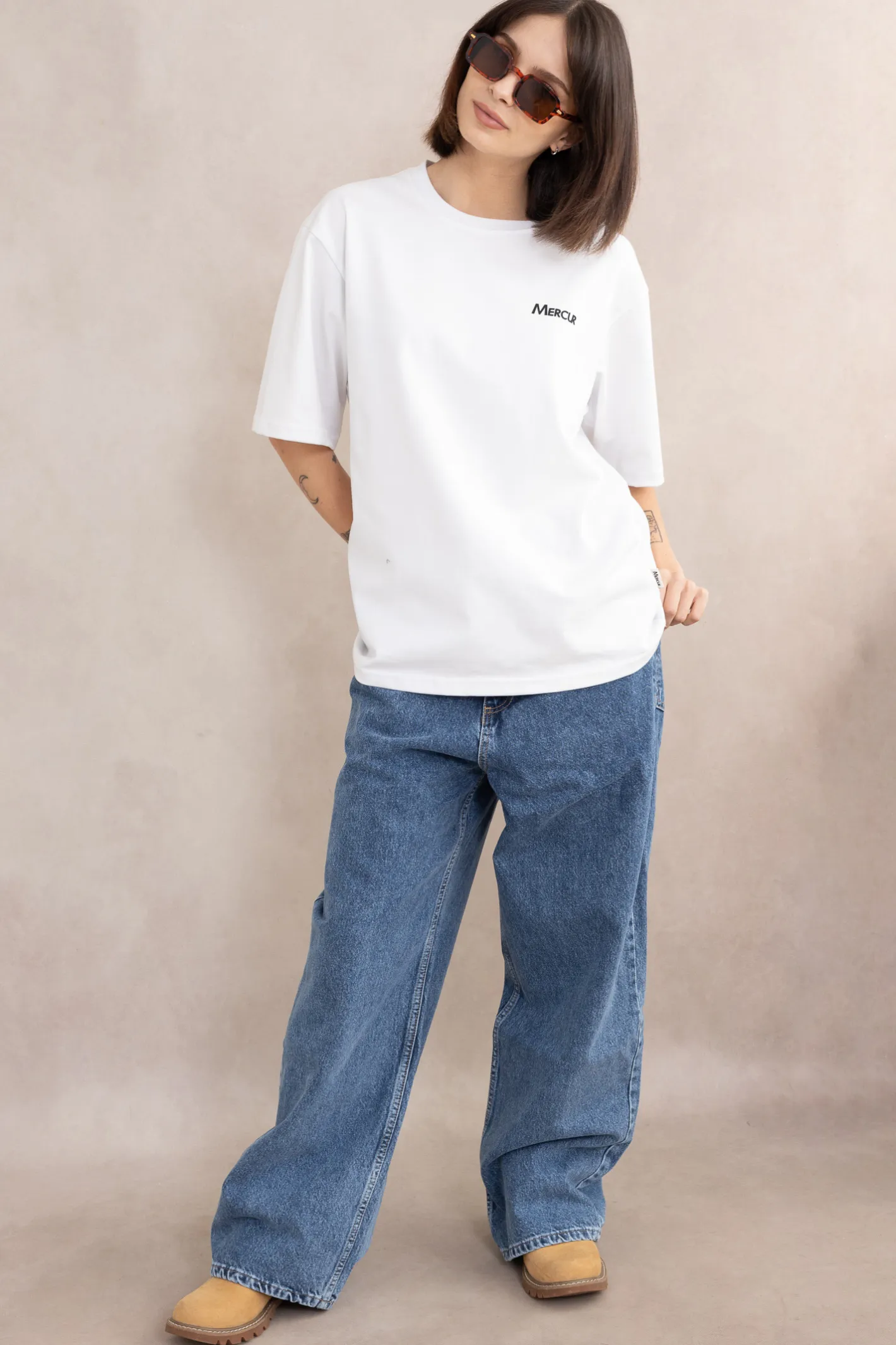 Spodnie Baggy|Jeansy-Mercur Spodnie Loose