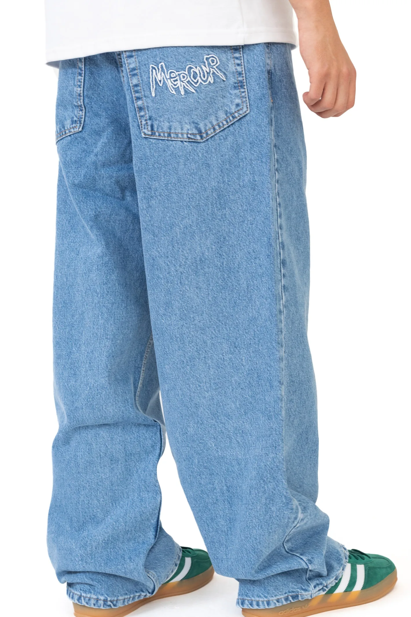 Spodnie Baggy|Jeansy-Mercur Spodnie Loose Brush