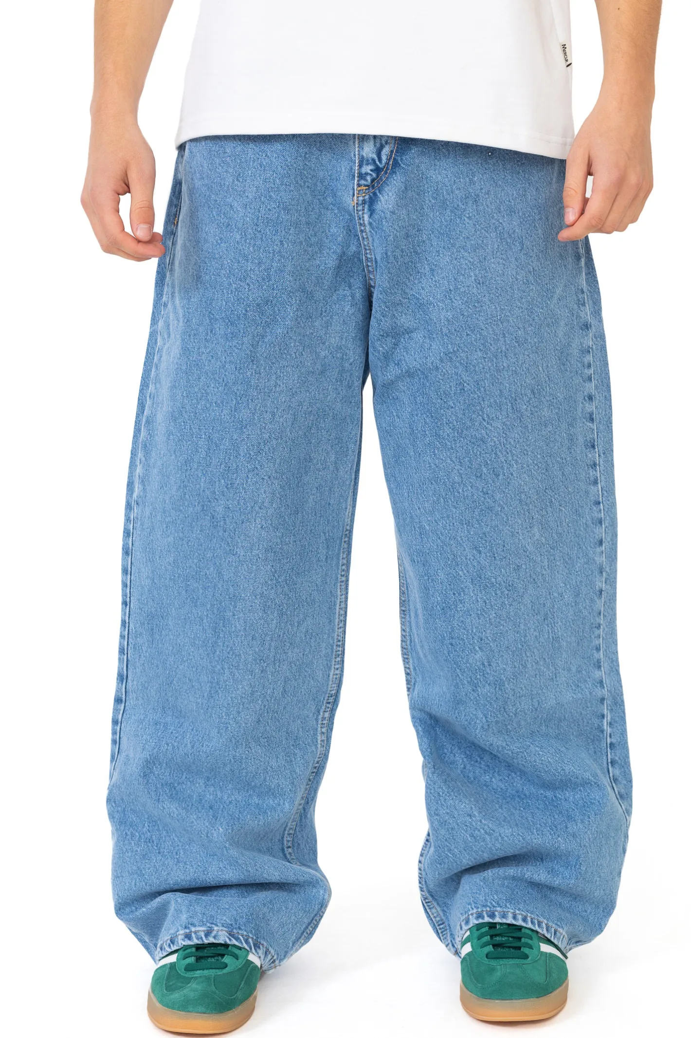 Spodnie Baggy|Jeansy-Mercur Spodnie Loose Brush