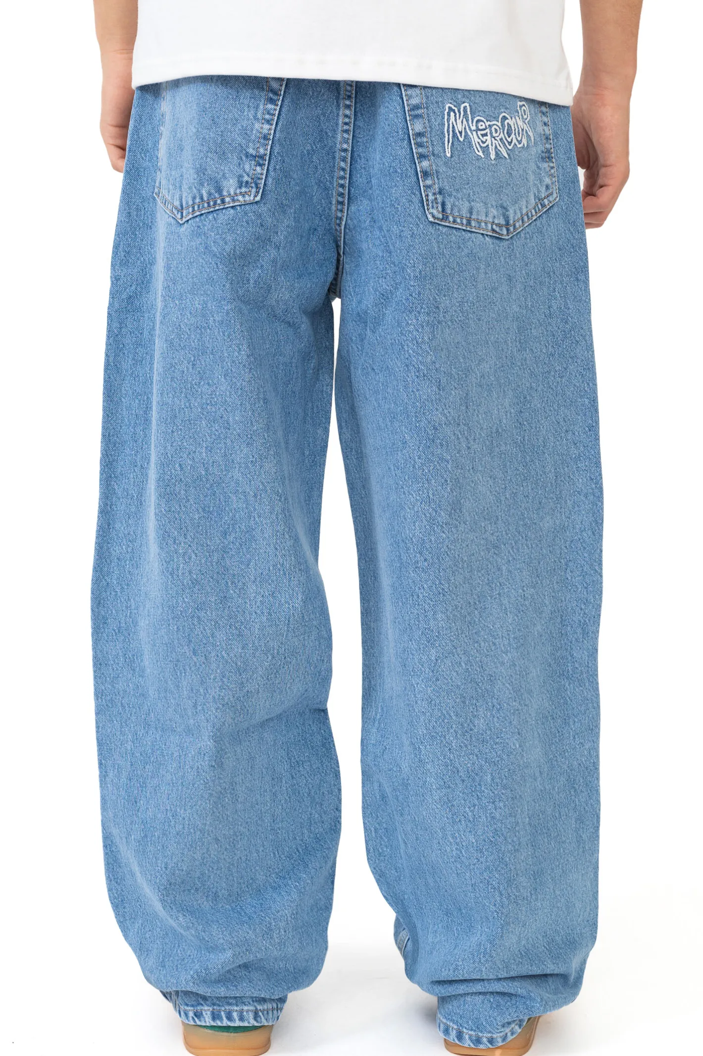 Spodnie Baggy|Jeansy-Mercur Spodnie Loose Brush