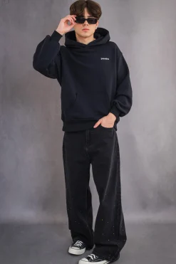 Spodnie Baggy|Jeansy-Mercur Spodnie Loose Crystal