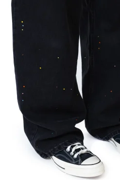Spodnie Baggy|Jeansy-Mercur Spodnie Loose Crystal