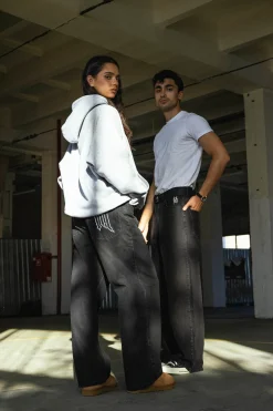 Spodnie Baggy|Jeansy-Mercur Spodnie Loose Gothic