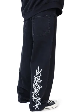 Spodnie Baggy|Jeansy-Mercur Spodnie Loose Metal