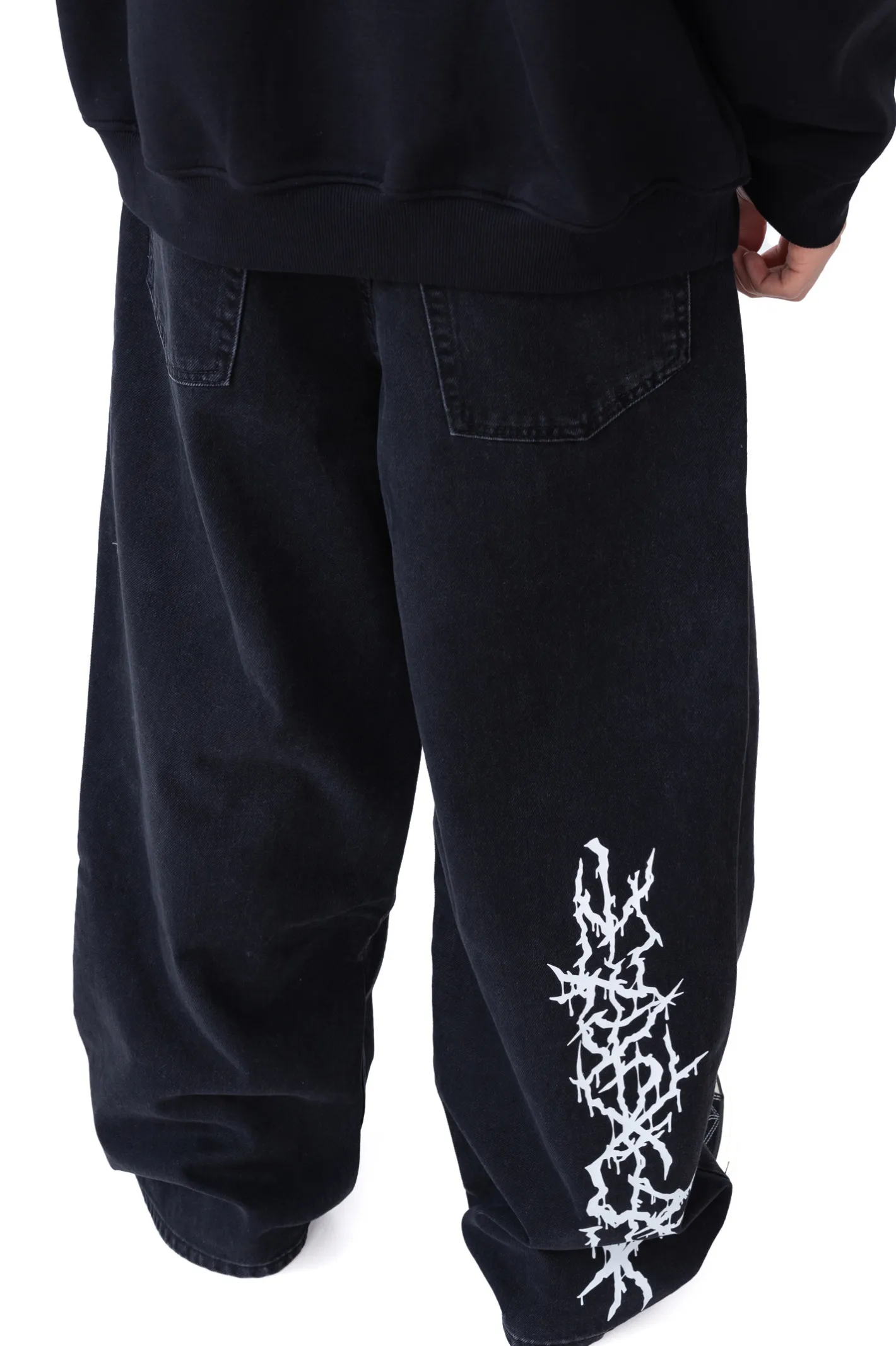Spodnie Baggy|Jeansy-Mercur Spodnie Loose Metal