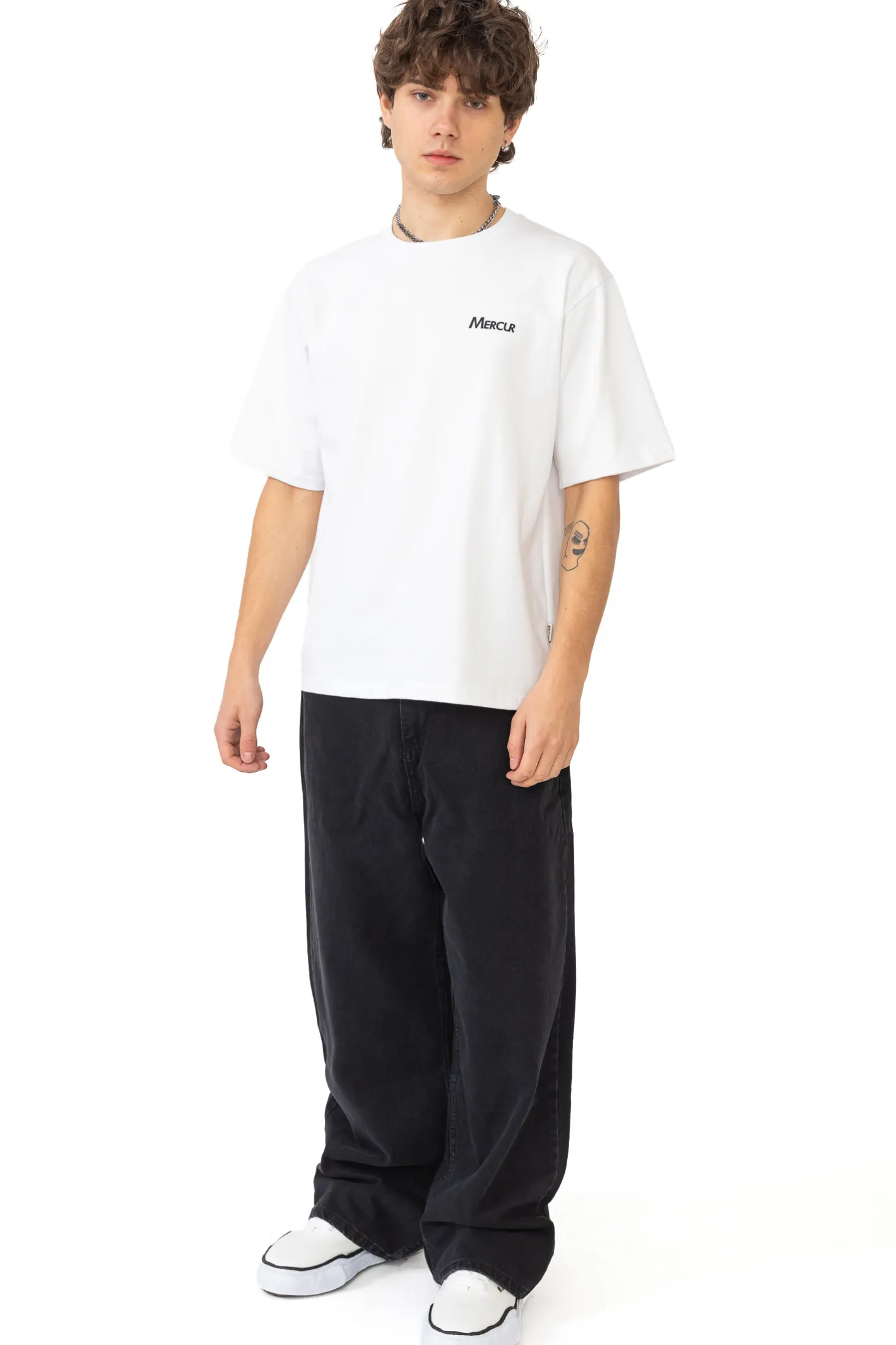 Spodnie Baggy|Jeansy-Mercur Spodnie Loose Monument