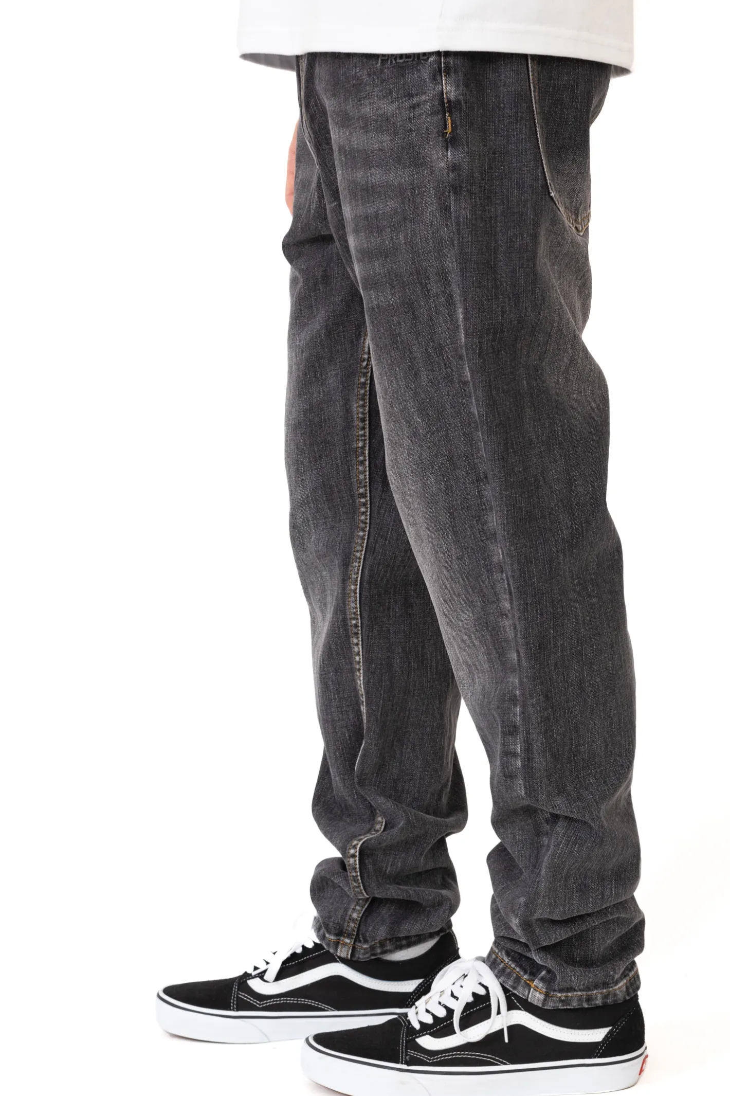 Jeansy-Prosto Spodnie Jeans Hopler