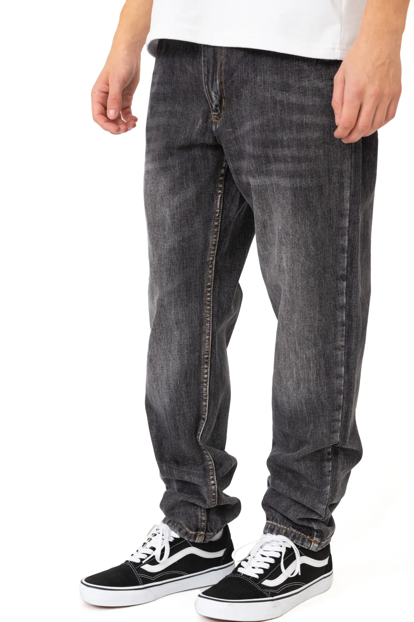 Jeansy-Prosto Spodnie Jeans Hopler