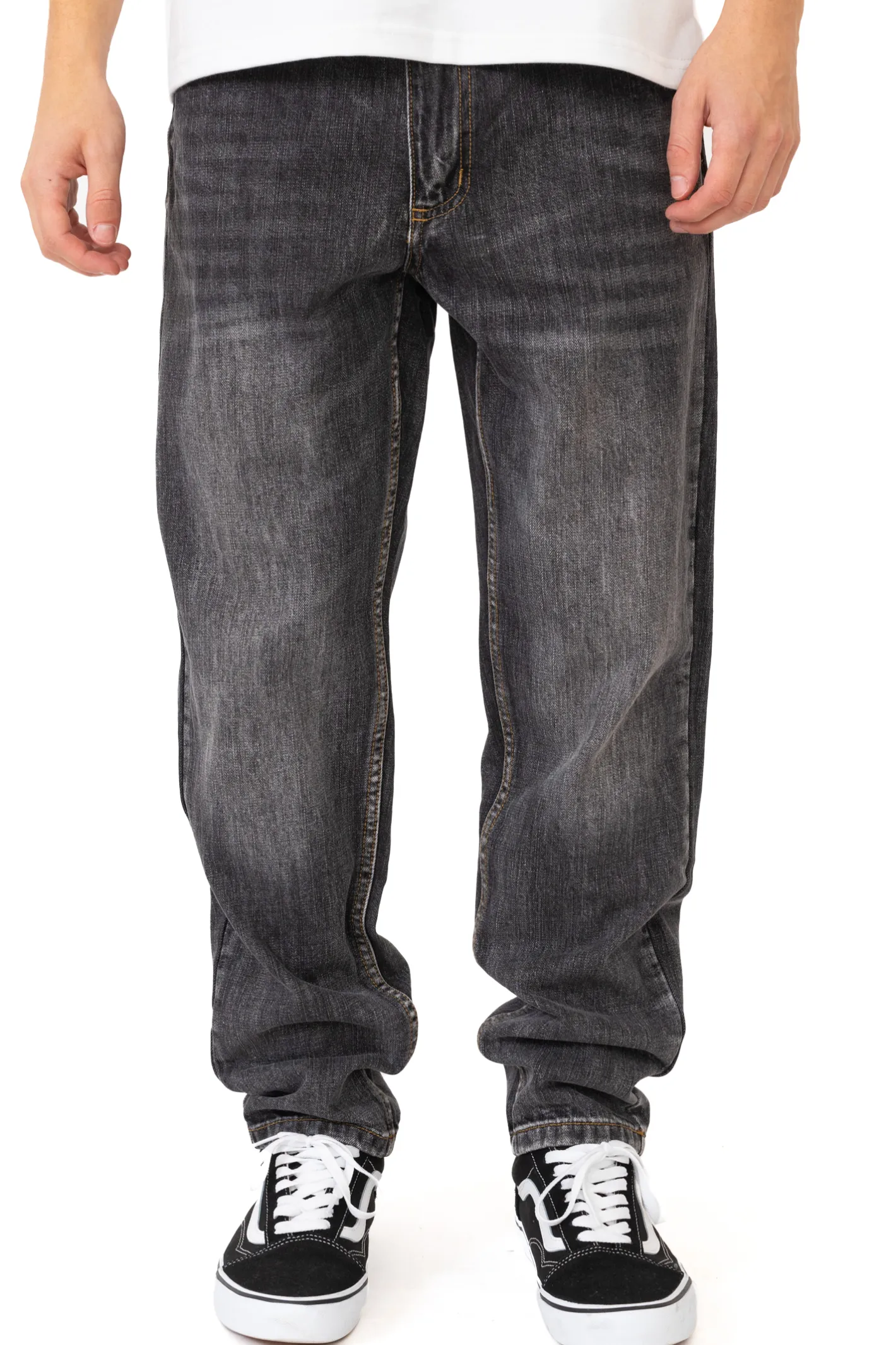 Jeansy-Prosto Spodnie Jeans Hopler