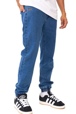 Jeansy|Joggery-Prosto Spodnie Jeans Jogger Hees