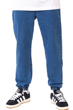 Jeansy|Joggery-Prosto Spodnie Jeans Jogger Hees