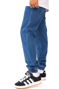 Jeansy|Joggery-Prosto Spodnie Jeans Jogger Hees