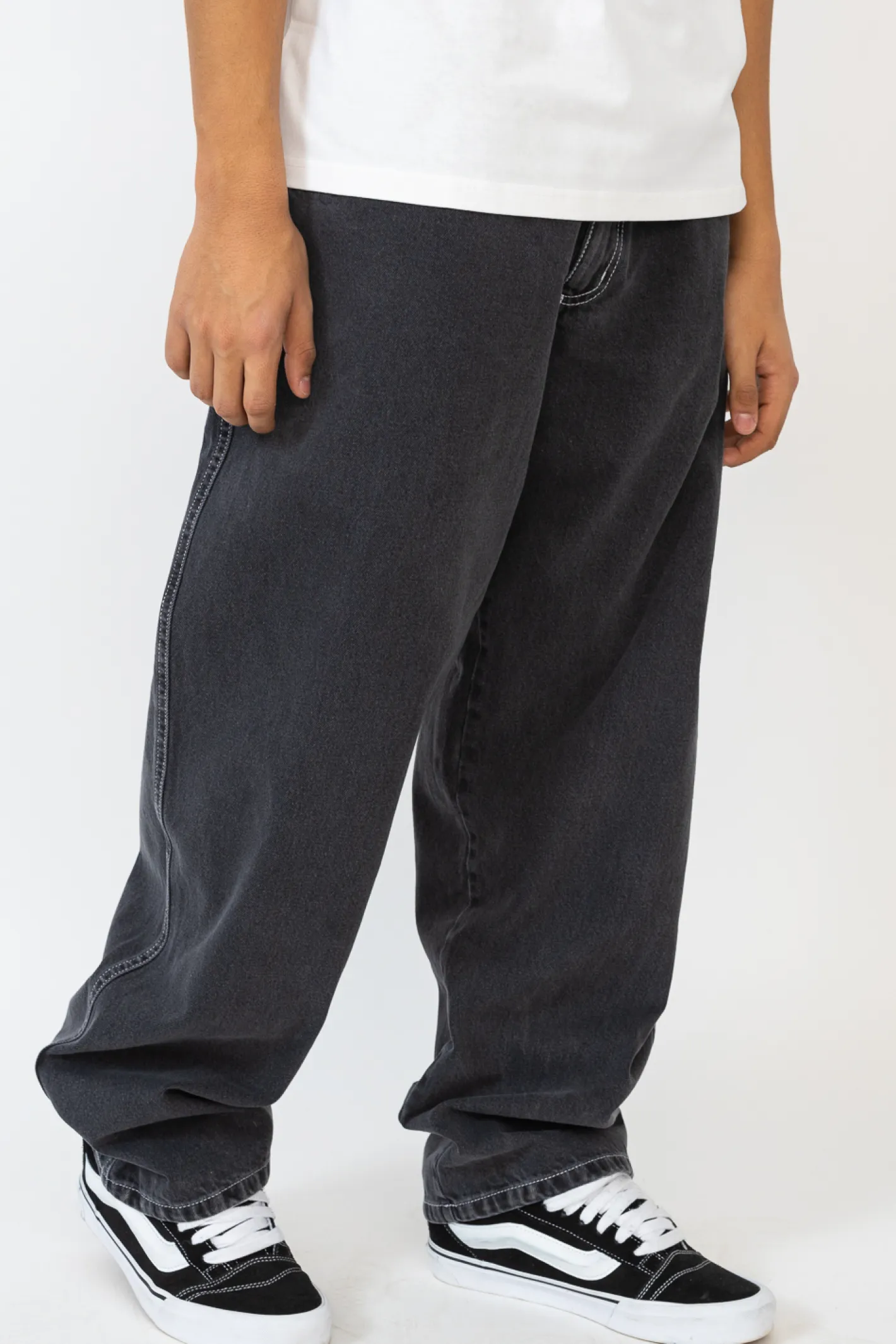 Spodnie Baggy|Jeansy-Raw Hide Spodnie OGeans Denim