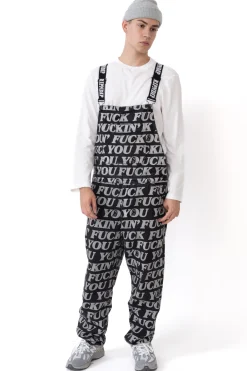 Spodnie Chino / Bojówki|Spodnie Materiałowe-Ripndip Spodnie Fuckin Fuck Denim Overalls