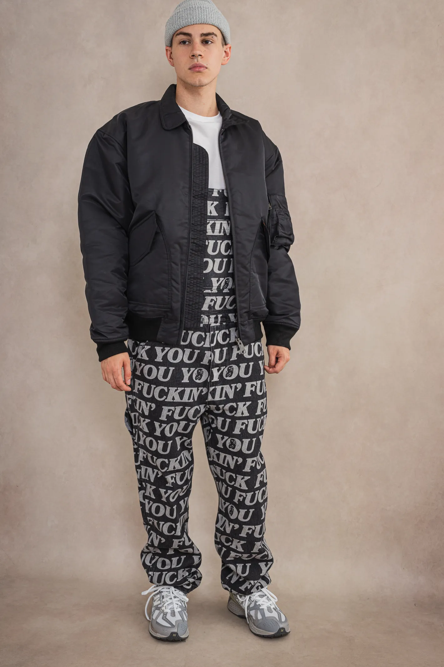 Spodnie Chino / Bojówki|Spodnie Materiałowe-Ripndip Spodnie Fuckin Fuck Denim Overalls