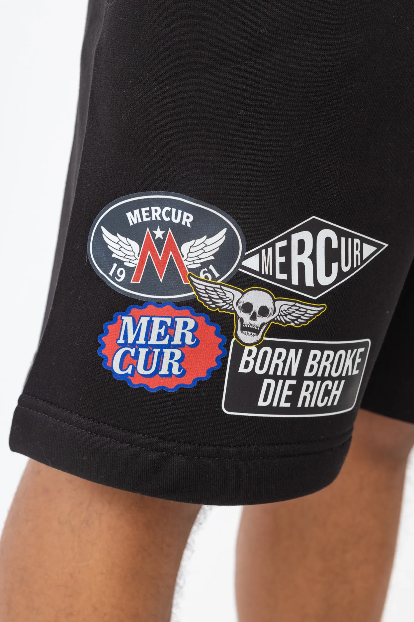 Szorty Materiałowe-Mercur Szorty Patch